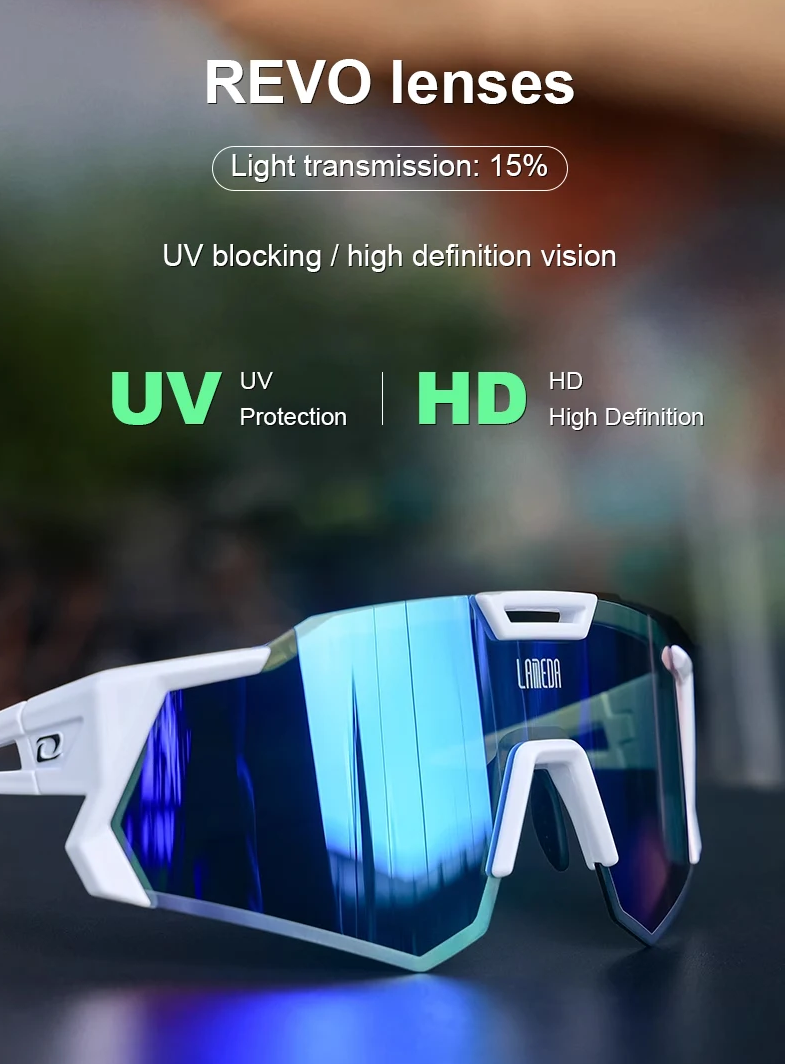 LAMEDA Polarized Cycling Glasses Road UV400 Mountain Bike Sunglasses Bicycle Goggles Sports Eyewear Outdoor Sunglasses Men Women